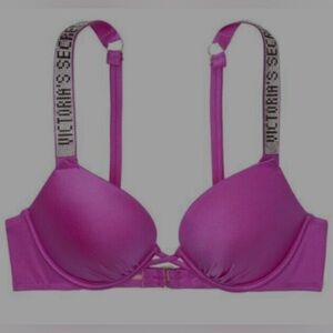 🆕👙Victoria's Secret BOMBSHELL Rhinestone (2X Lift) Push-Up Bikini Top! 36C NWT